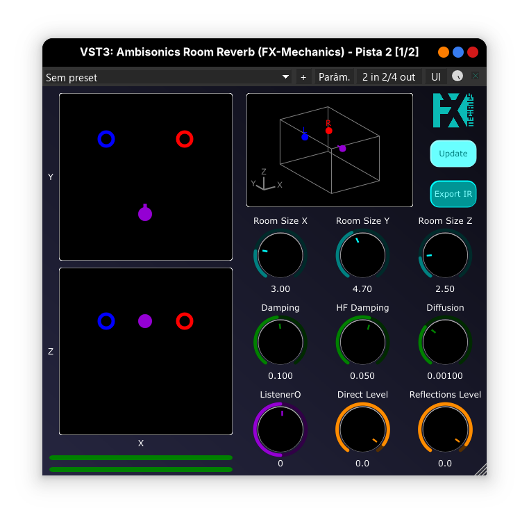 Ambisonics Room Reverb