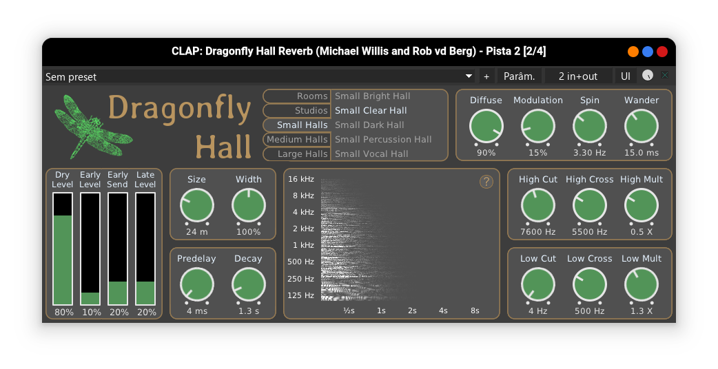 Dragonfly Hall Reverb